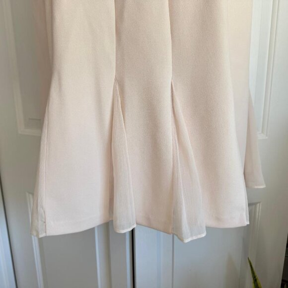 Scuba Crepe Crew Neck Sleeveless Dress - Picture 4 of 5